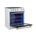 Leonardo Espresso 30" Slide-In Electric Induction, 5.0 cu.ft. FFSIN0982-30WHT