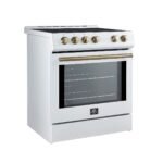 Leonardo Espresso 30" Slide-In Electric Induction, 5.0 cu.ft. FFSIN0982-30WHT - Image 8