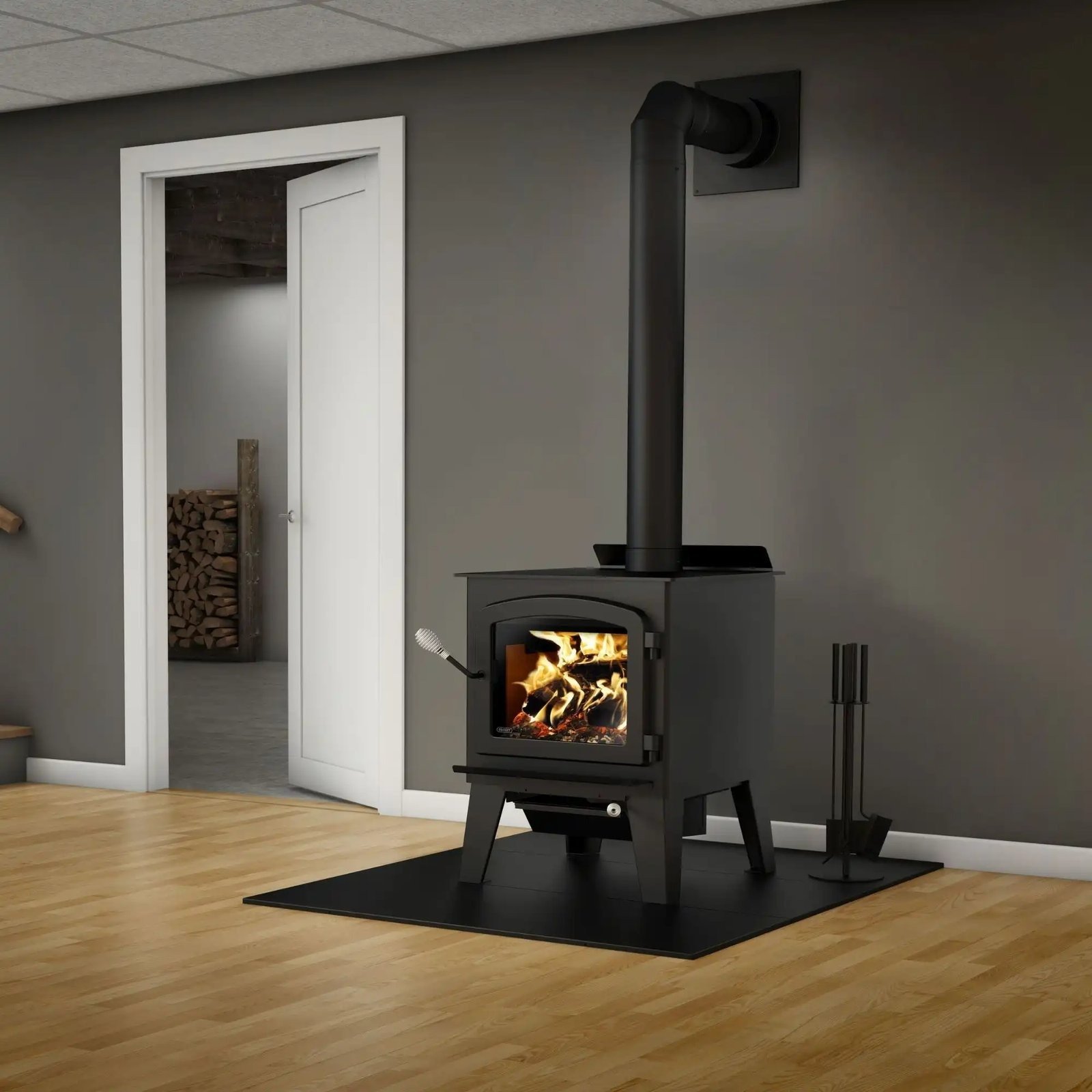 imgi_22_500-2 Drolet Austral III Wood Burning Stove - Image 1