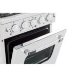 Classic Retro 24" 4 burner 2.9 cu. ft. Freestanding Gas Range with Convection Oven UGP-24CR W - Image 7