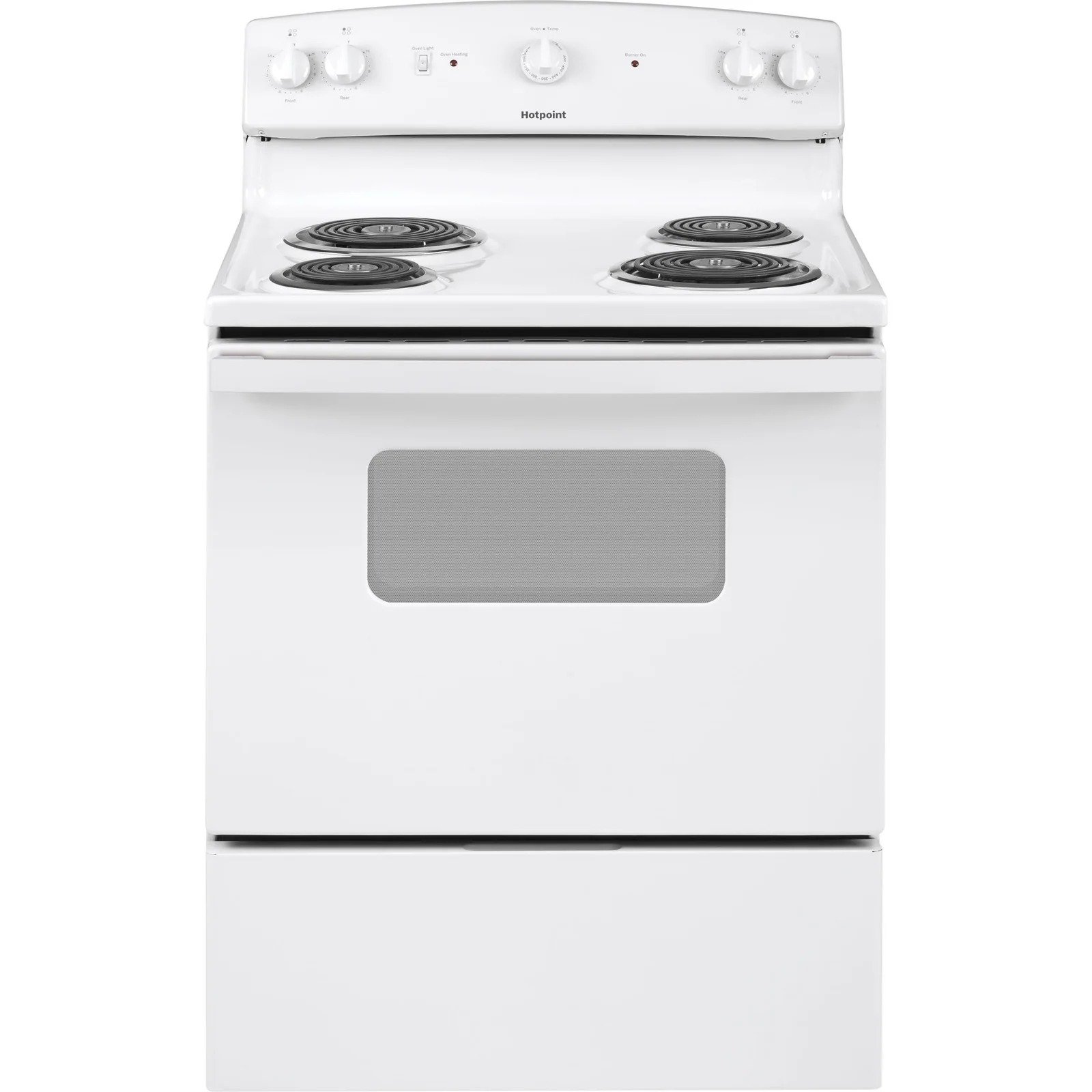 imgi_9_768666_1_1600x Hotpoint 30-inch Freestanding Electric Range RBS330DRWW - Image 1