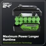 Greenworks 48V (24V x 2) 17" Cordless (Push) Lawn Mower (200+ Compatible Tools), (2) 4.0Ah Batteries and Dual Port Rapid Charger Included  Everything Else - Size : 17" (2 x 4.0Ah) - Image 9
