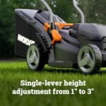WORX Cordless Lawn Mower, 14'' Electric Mower with Mulching & Bagging, 20V Push Lawn Mower with 6-Position Height Adjustment, 5.0 Ah Battery & Charger Included, WG733.1  Patio, Lawn & Garden - Style : 21" 40V Mower w/(2) 5.0Ah Batteries - Image 6