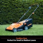 LawnMaster Lawn Mower, Brushless Cordless Lawn Mower 48V MAX 15-inch with 2X24V MAX 4.0Ah Battery and a Dual Charger-CLMF4815E  Patio, Lawn & Garden - Color : 15-inch-New - Image 4