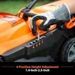 LawnMaster Lawn Mower, Brushless Cordless Lawn Mower 48V MAX 15-inch with 2X24V MAX 4.0Ah Battery and a Dual Charger-CLMF4815E  Patio, Lawn & Garden - Color : 15-inch-New - Image 6