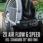 EGO POWER+ Portable Misting Fan, Outdoor Electric 18" 5 Speed Fan, Battery and Charger Not Included - FN1800  Patio, Lawn & Garden - Style : 18" (No Battery/Charger) - Image 4
