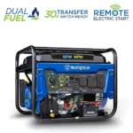 Westinghouse 6,600/5,300-Watt Dual-Fuel 6600 Home Backup Watt Portable Generator, Remote Electric Start, CO Sensor - Image 6