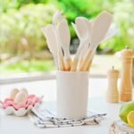 Silicone Kitchen Utensil Set – BPA-free, heat-resistant with wooden handles for cooking and baking - Image 3