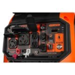 WEN DF680iX Quiet 6800-Watt Dual Fuel RV-Ready Electric Start Portable Inverter Generator with Fuel Shut Off and CO Watchdog for Electric Vehicle Backup - Image 5