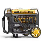Firman - W03663OF Electric & Remote Start 120V RV Ready 4500-Watt Gasoline Open Frame Inverter Portable Generator with CO Alert - Gold, Black