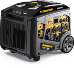 Firman - W05583 Remote & Electric Start 120/240V RV Ready 6850-Watt Gasoline Inverter Portable Generator - Grey, Black - Image 8