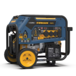 Firman - W05583 Remote & Electric Start 120/240V RV Ready 6850-Watt Gasoline Inverter Portable Generator - Grey, Black